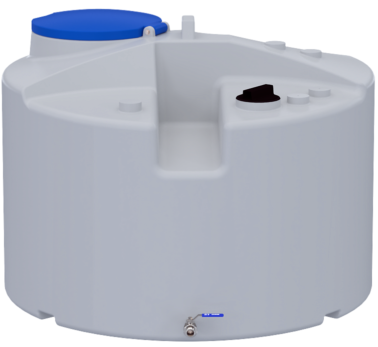 FORTIS Aqua 1 500 l stationary single-wall tank for potable water