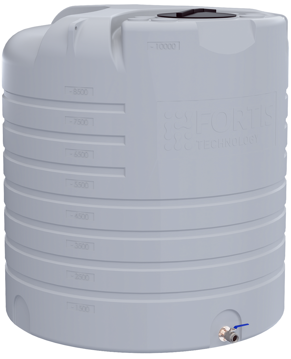FORTIS Aqua 10 000 l stationary single-wall tank for potable water