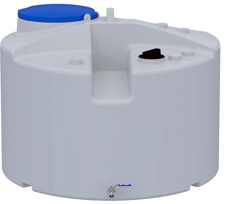 FORTIS Aqua 1 000 l stationary single-wall tank for potable water