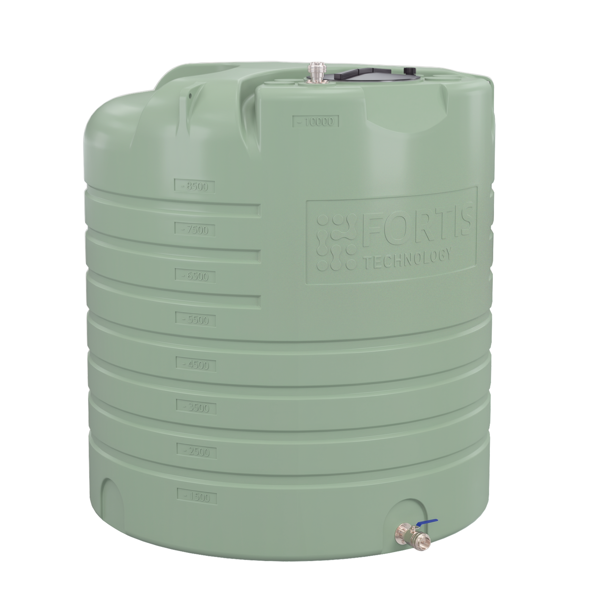 FORTIS Farm 10 000 l stationary single-wall tank for liquid fertiliser