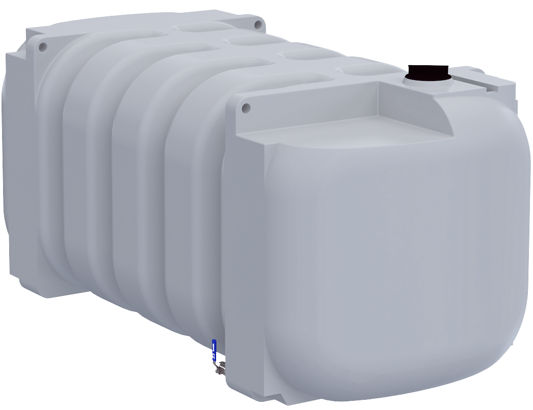FORTIS Aqua 2 000 l stationary single-wall tank for potable water
