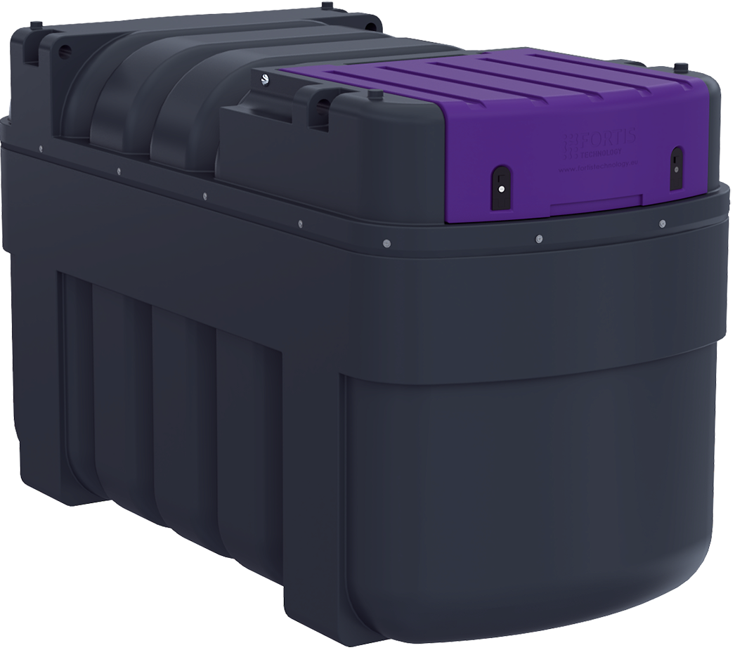 FORTIS Home 2 000 l stationary double-wall tank for heating oil